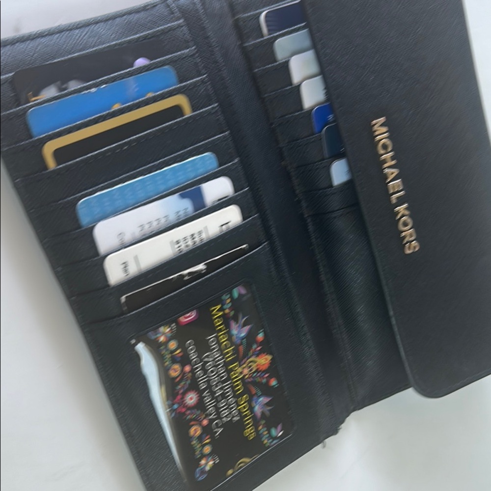 Michael Kors Black Cardholder Wallet